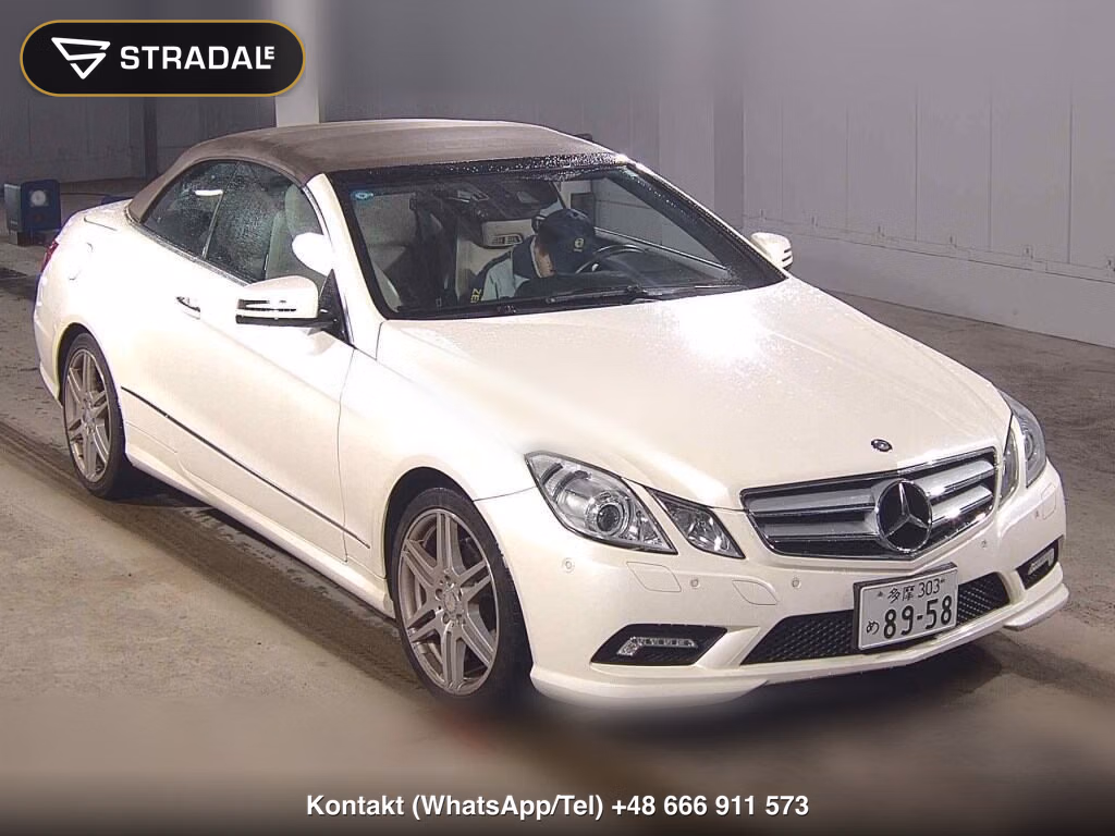 MERCEDES BENZ E-CLASS OP E350 CABRIOLET 2011, aukcja z Japonii, zdjęcie 1