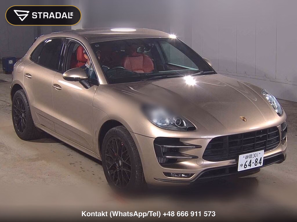 PORSCHE MACAN 4WD MACAN TURBO 2015, aukcja z Japonii, zdjęcie 1