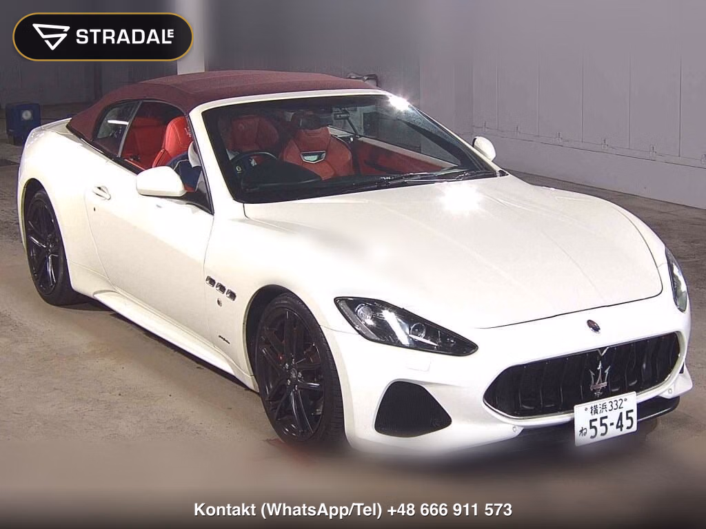 MASERATI GRANCABRIO SPORTS 2018, aukcja z Japonii, zdjęcie 1