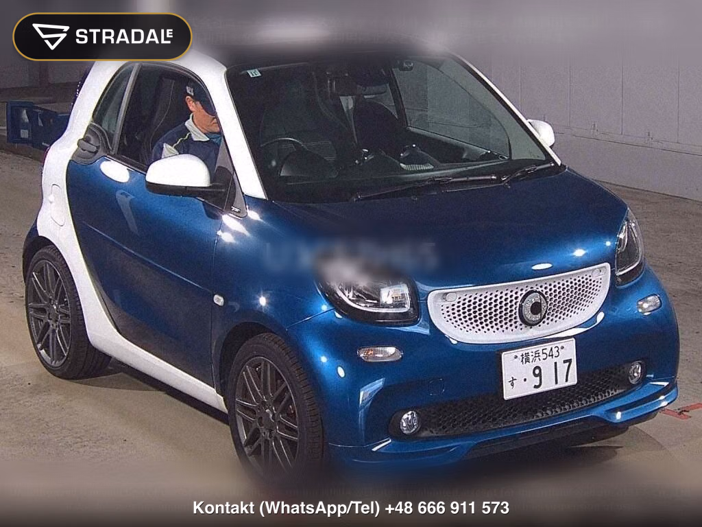MCC SMART FORTWO COUPE BRABUS SPORT 2017, aukcja z Japonii, zdjęcie 1