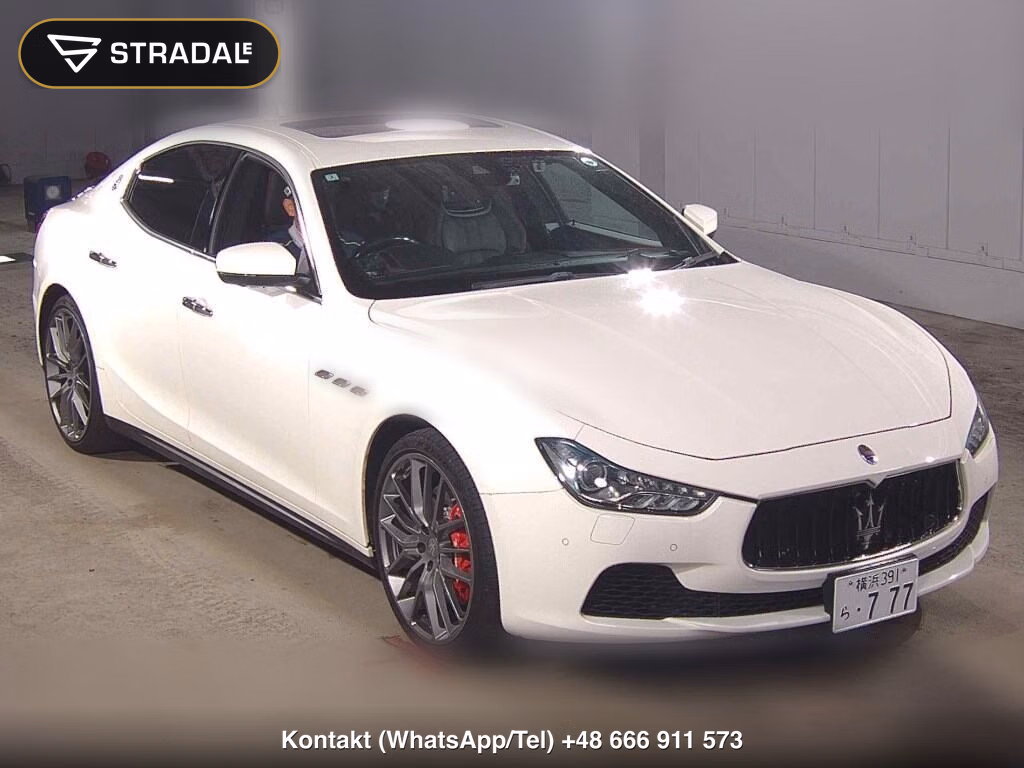 MASERATI GHIBLI 4D BASE GRADE 2017, aukcja z Japonii, zdjęcie 1