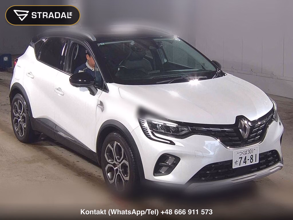 RENAULT CAPTUR INTENS 2022, aukcja z Japonii, zdjęcie 1