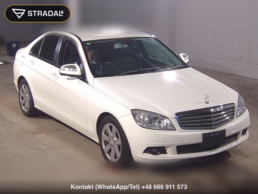MERCEDES BENZ C-CLASS 4D 2008, aukcja z Japonii, zdjęcie 1