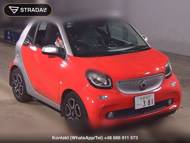 MCC SMART FORTWO CABRIO TURBO LIMITED 2016, samochód z aukcji Japonii