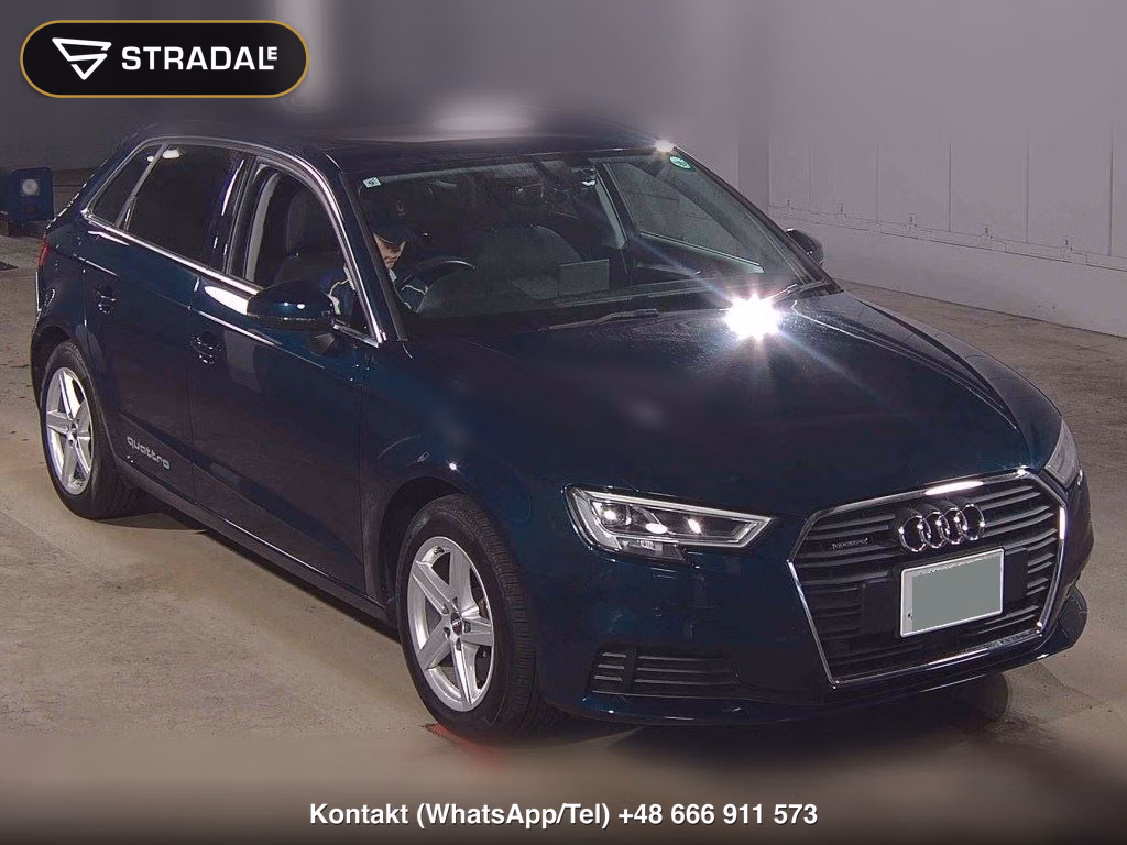 AUDI A3 5D 4WD SPORTBACK 2.0TFSI QUATTRO 2017, aukcja z Japonii, zdjęcie 1