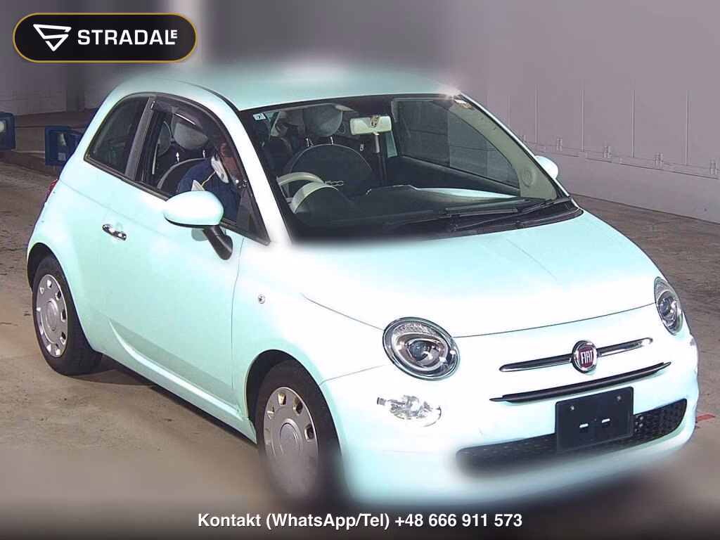 FIAT 500 1.2 POP 2017, aukcja z Japonii, zdjęcie 1