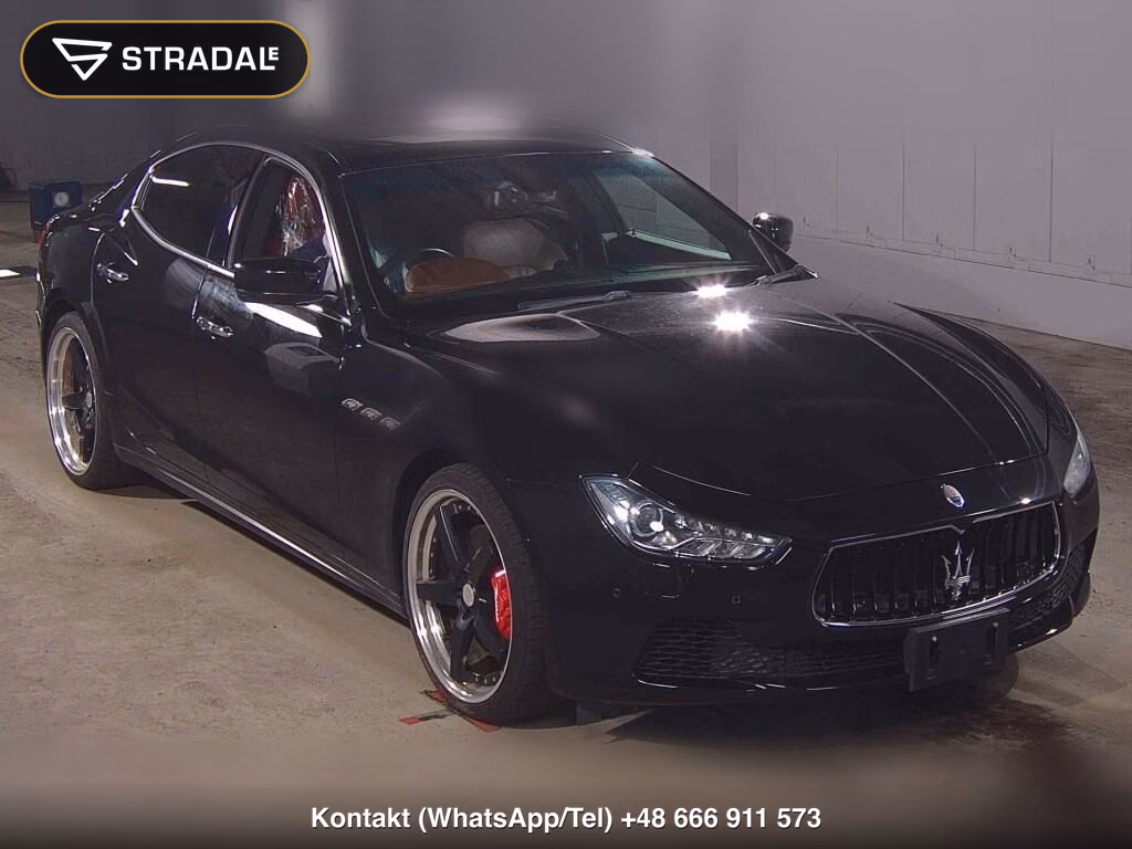 MASERATI GHIBLI 4D S 2017, aukcja z Japonii, zdjęcie 1