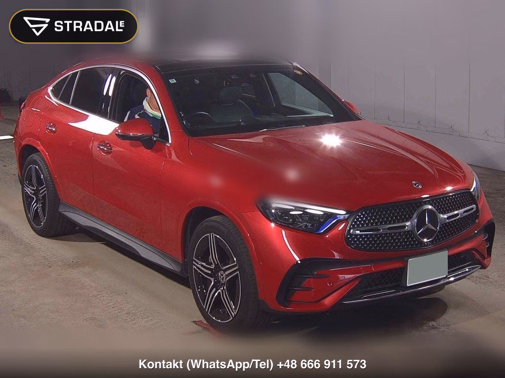 MERCEDES BENZ GLC-CLASS 4WD GLC220D 4MATIC COUPE ISG MODEL DRIVERS P 2024, aukcja z Japonii, zdjęcie 1