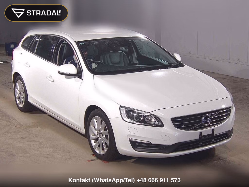 VOLVO V60 T3 SE 2017, aukcja z Japonii, zdjęcie 1