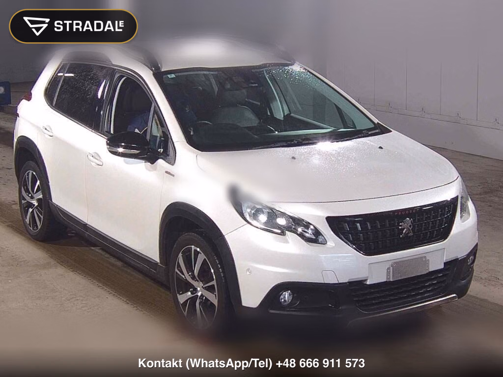 PEUGEOT 2008 GT LINE BLACK & WHITE EDITION 2018, aukcja z Japonii, zdjęcie 1
