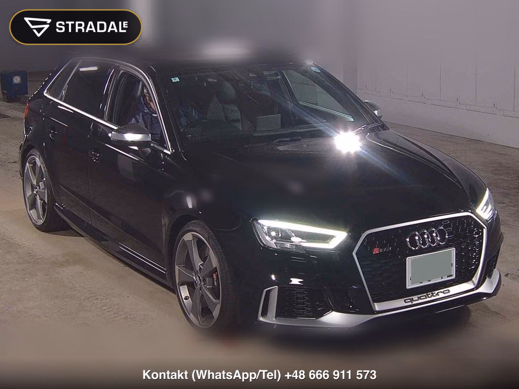 AUDI RS3 SPORTBACK 4WD BASE GRADE 2020, aukcja z Japonii, zdjęcie 1