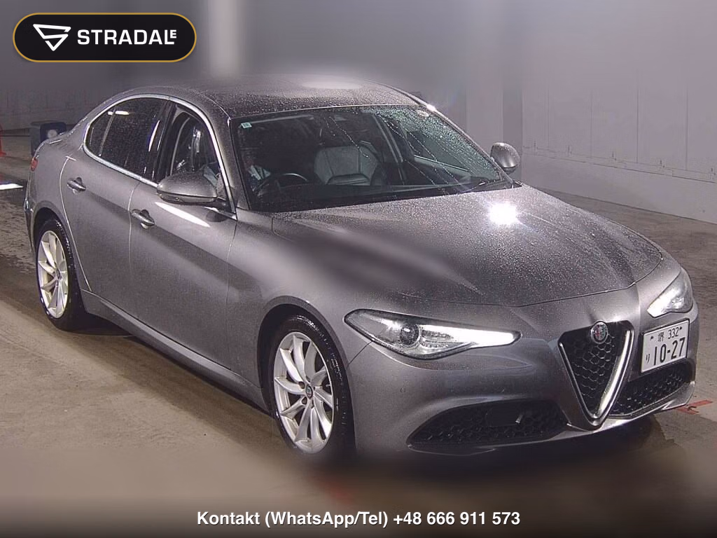 ALFA ROMEO GIULIA 4D 2.0 TURBO SUPER MONOCHROME EDITION 2018, aukcja z Japonii, zdjęcie 1