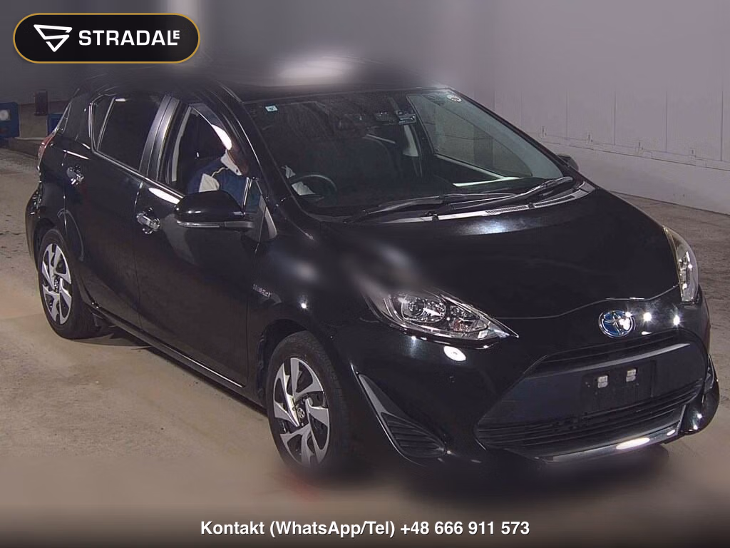 TOYOTA AQUA S STYLE BLACK 2019, aukcja z Japonii, zdjęcie 1