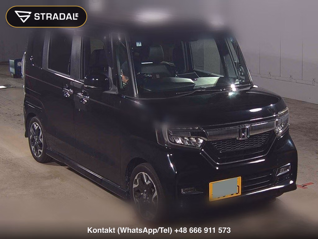 HONDA N-BOX CUSTOM G・L TURBO HONDA SENSING 2019, aukcja z Japonii, zdjęcie 1