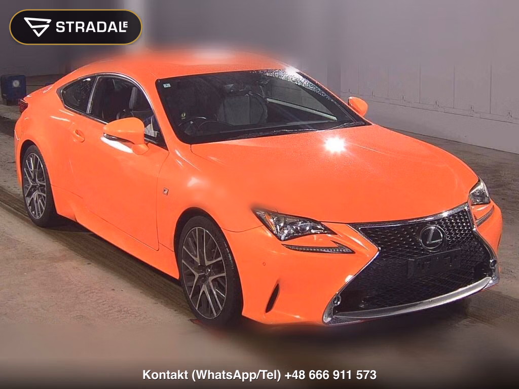 LEXUS RC RC200T F SPORT 2016, aukcja z Japonii, zdjęcie 1