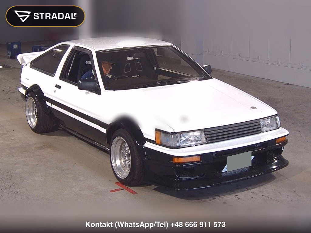TOYOTA COROLLA LEVIN 3D GT APEX 1986, aukcja z Japonii, zdjęcie 1
