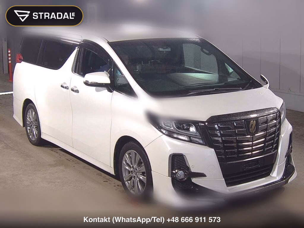 TOYOTA ALPHARD 2.5S A PACKAGE TYPE BLACK 2017, aukcja z Japonii, zdjęcie 1