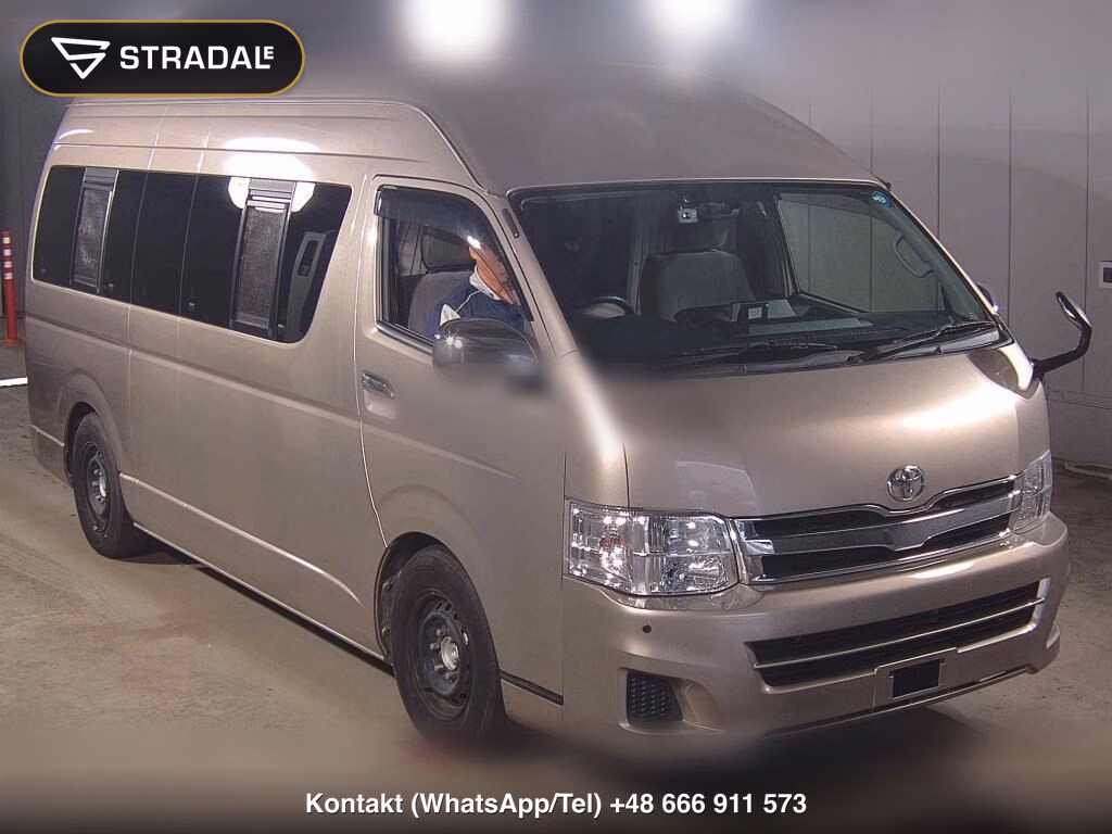 TOYOTA HIACE VAN 4D CAMPING 2012, aukcja z Japonii, zdjęcie 1