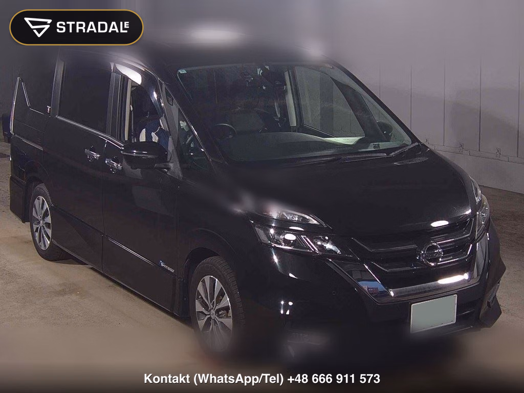 NISSAN SERENA 5D HIGHWAY STAR 2017, aukcja z Japonii, zdjęcie 1