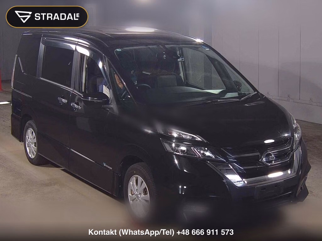 NISSAN SERENA 5D 4WD HIGHWAY STAR 2017, aukcja z Japonii, zdjęcie 1