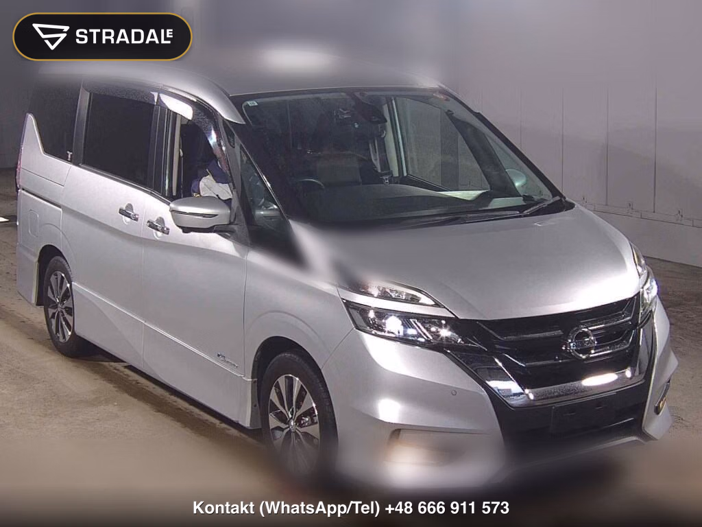 NISSAN SERENA 5D HIGHWAY STAR G 2017, aukcja z Japonii, zdjęcie 1