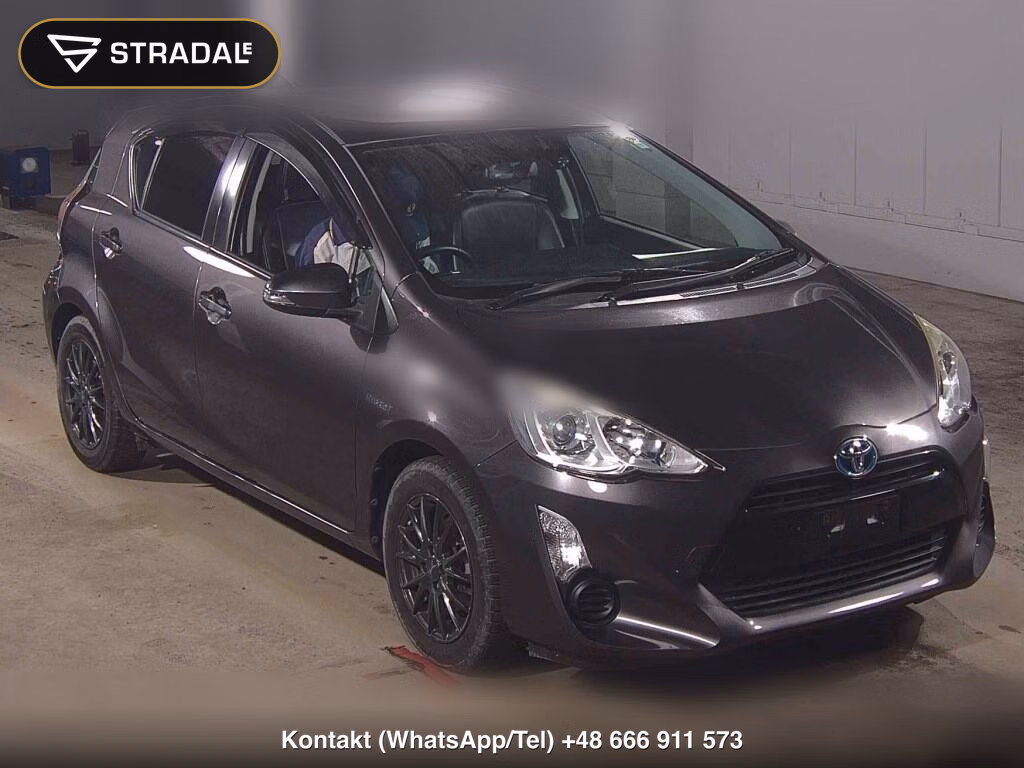 TOYOTA AQUA G BLACK SOFT LEATHER SELECTION 2015, aukcja z Japonii, zdjęcie 1