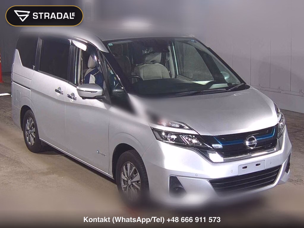 NISSAN SERENA 5D E-POWER XV 2019, aukcja z Japonii, zdjęcie 1