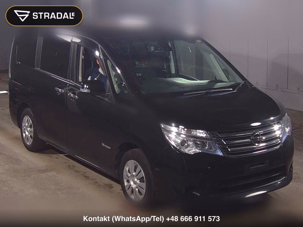 NISSAN SERENA 5D 20X S-HYBRID 2014, aukcja z Japonii, zdjęcie 1