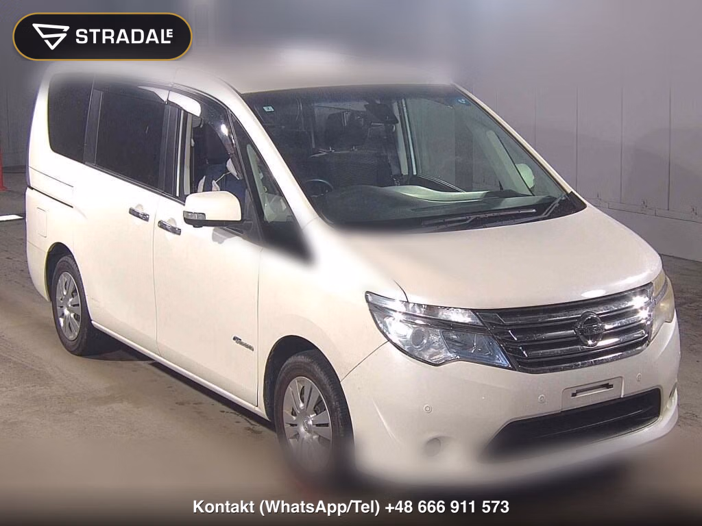 NISSAN SERENA 5D 20X V SELECTION + SAFETY S-HYBRID 2016, aukcja z Japonii, zdjęcie 1