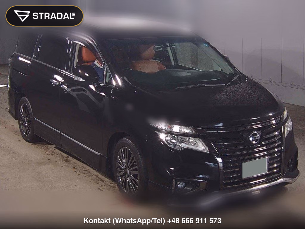 NISSAN ELGRAND 5D 250 HIGHWAY STAR S JET BLACK URBAN CHROM 2018, aukcja z Japonii, zdjęcie 1
