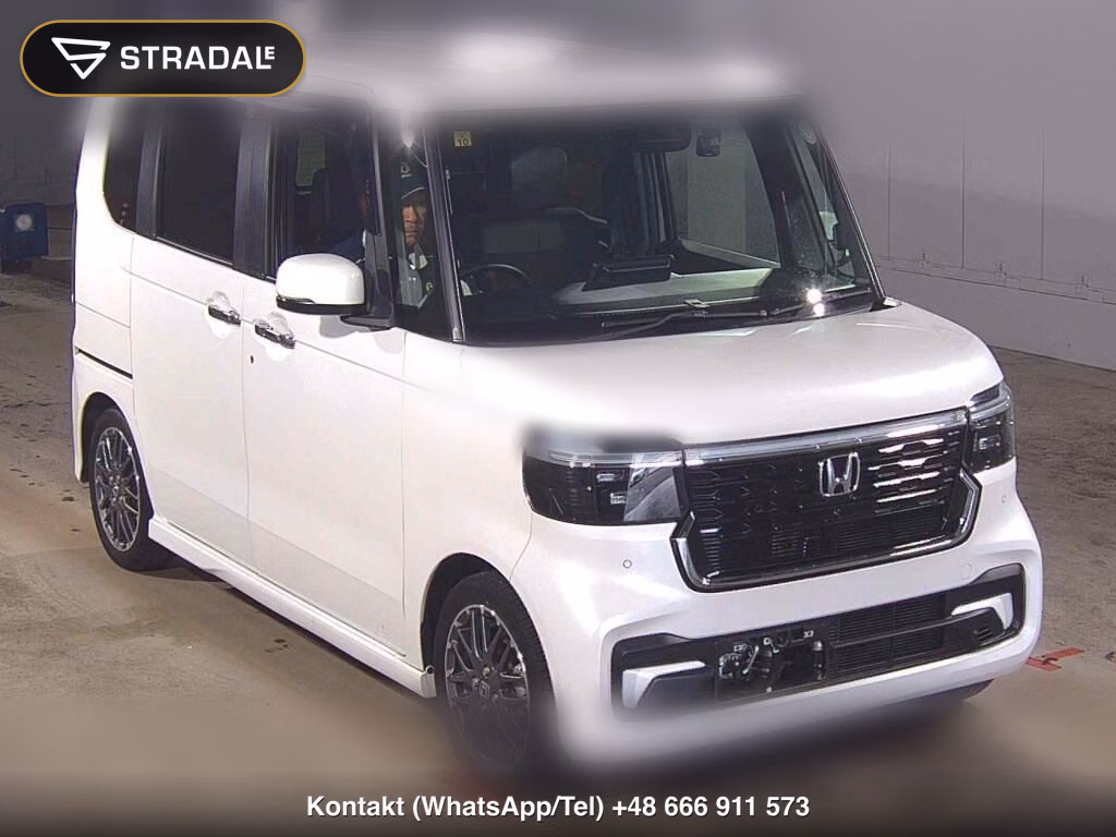 HONDA N-BOX CUSTOM TURBO 2023, aukcja z Japonii, zdjęcie 1