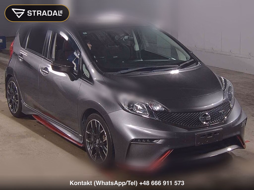 NISSAN NOTE NISMO S 2016, aukcja z Japonii, zdjęcie 1