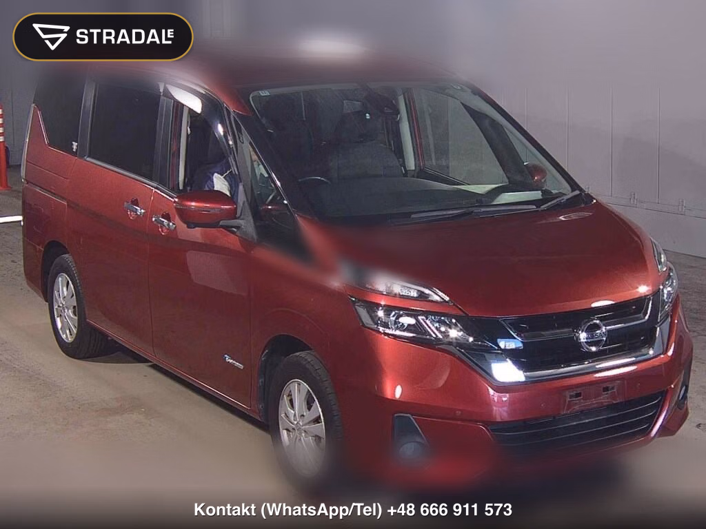 NISSAN SERENA 5D 4WD G 2016, aukcja z Japonii, zdjęcie 1