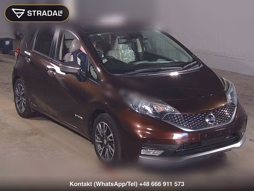 NISSAN NOTE E-POWER X MODE PREMIER 2017, aukcja z Japonii, zdjęcie 1