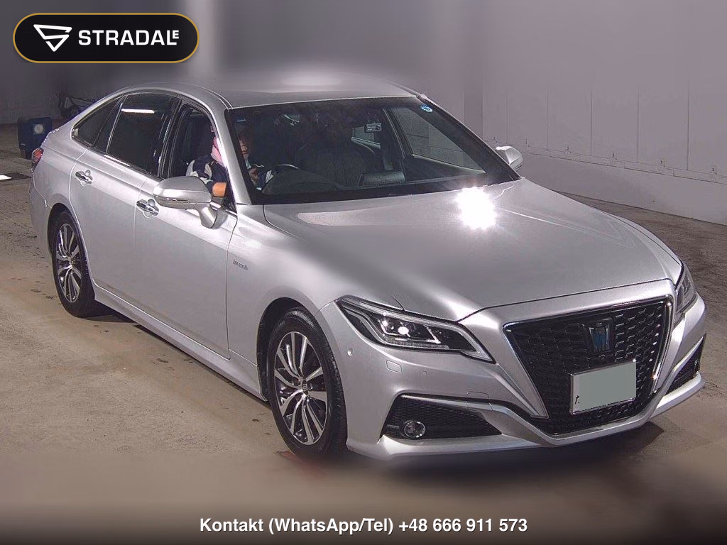 TOYOTA CROWN HYBRID G 2018, aukcja z Japonii, zdjęcie 1