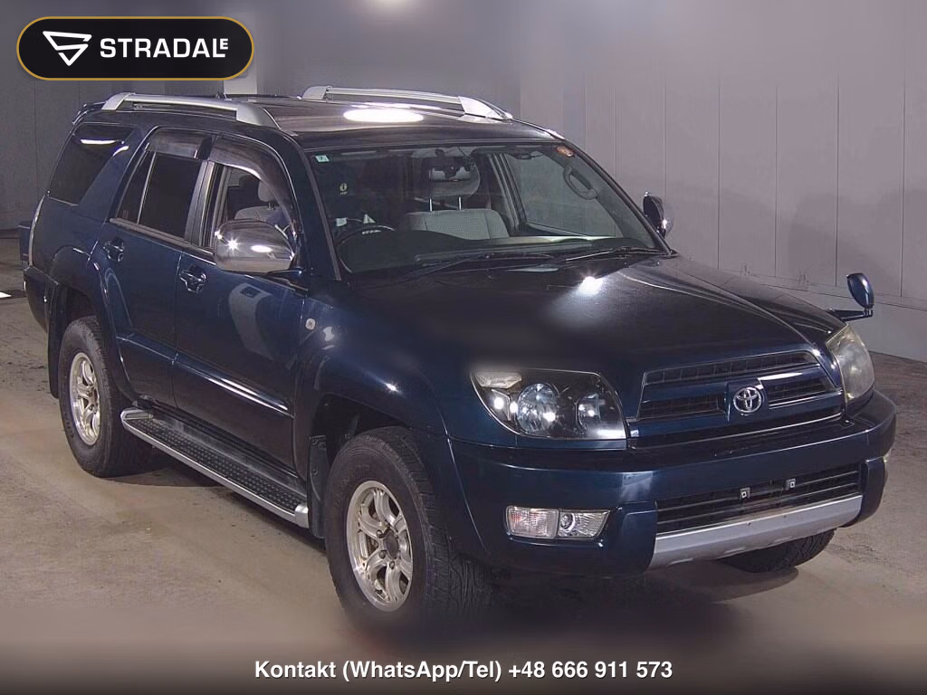 TOYOTA HILUX SURF 5D 4WD SSR-X 2004, aukcja z Japonii, zdjęcie 1