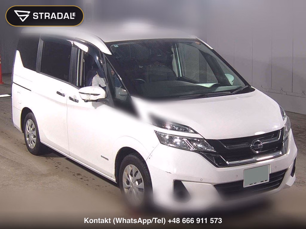 NISSAN SERENA 5D X V SELECTION Ⅱ 2018, aukcja z Japonii, zdjęcie 1