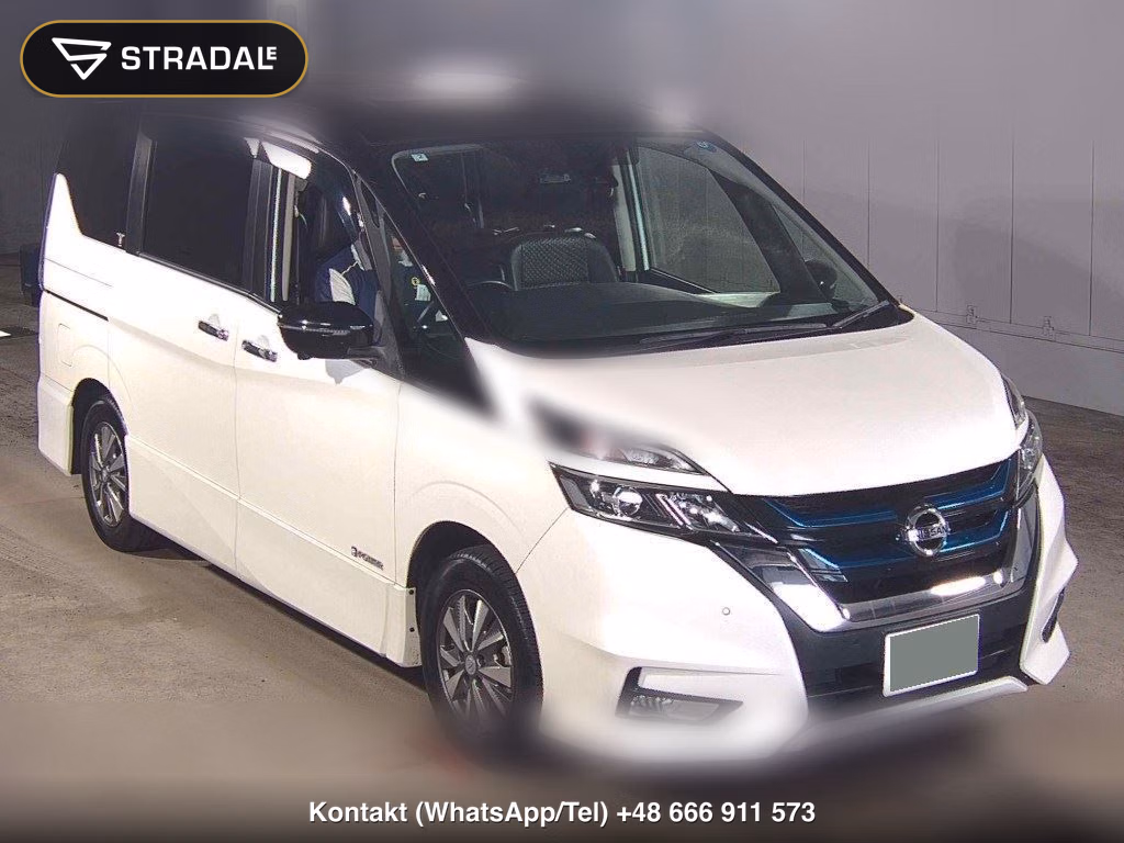 NISSAN SERENA 5D E-POWER HIGHWAY STAR V 2019, aukcja z Japonii, zdjęcie 1