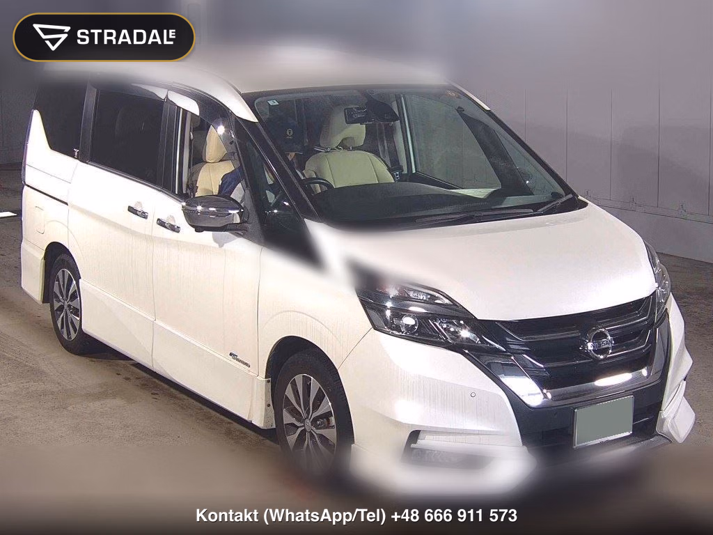 NISSAN SERENA 5D HIGHWAY STAR V SELECTION 2017, aukcja z Japonii, zdjęcie 1
