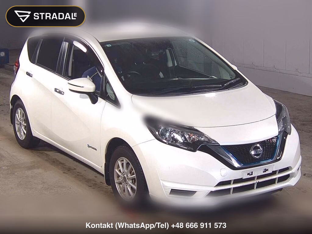 NISSAN NOTE E-POWER X 2017, aukcja z Japonii, zdjęcie 1