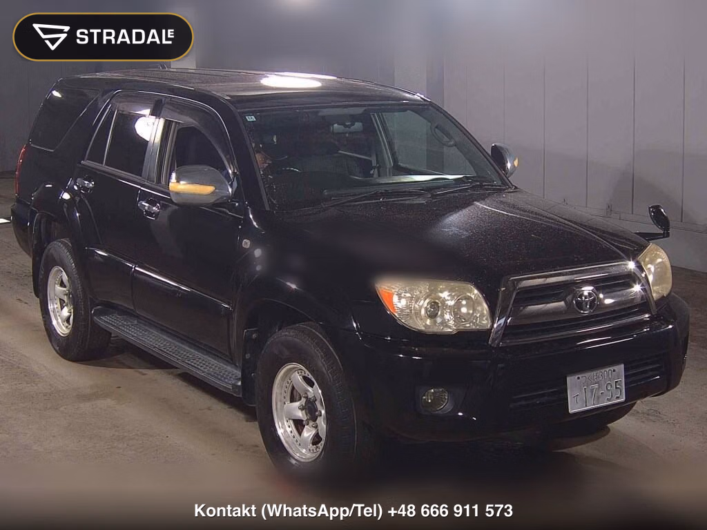 TOYOTA HILUX SURF 5D 4WD SSR-X V SELECTION 2006, aukcja z Japonii, zdjęcie 1