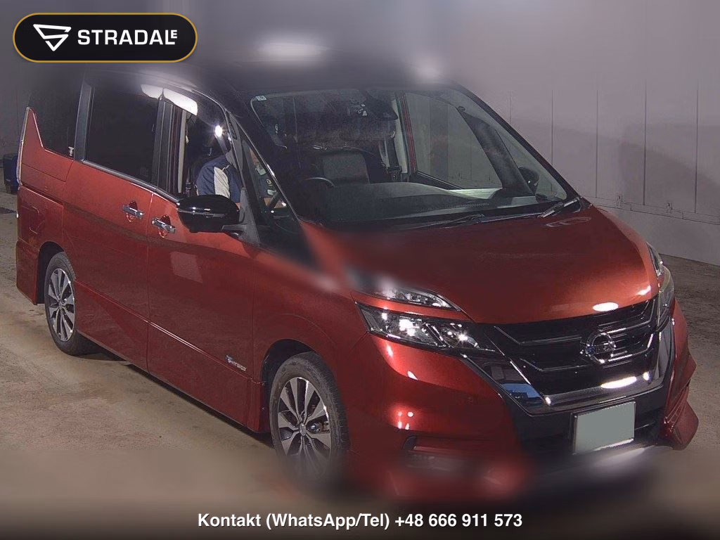 NISSAN SERENA 5D HIGHWAY STAR 2017, aukcja z Japonii, zdjęcie 1