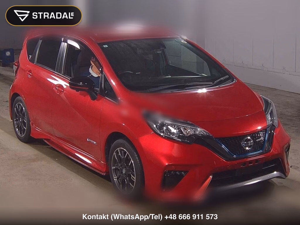 NISSAN NOTE E-POWER NISMO 2017, aukcja z Japonii, zdjęcie 1