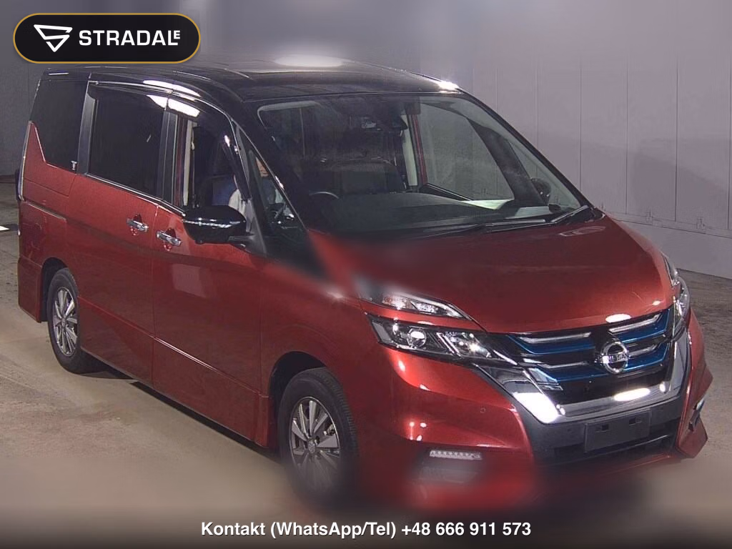 NISSAN SERENA 5D E-POWER HIGHWAY STAR V 2019, aukcja z Japonii, zdjęcie 1