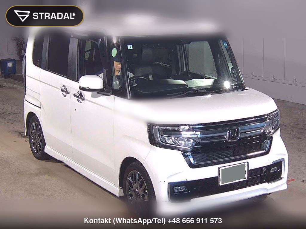 HONDA N-BOX CUSTOM L･TURBO 2021, aukcja z Japonii, zdjęcie 1