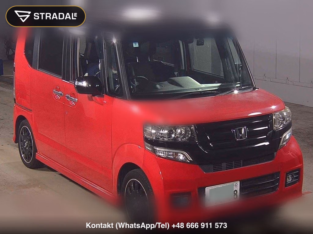 HONDA N-BOX CUSTOM G･TURBO L PACKAGE 2015, aukcja z Japonii, zdjęcie 1