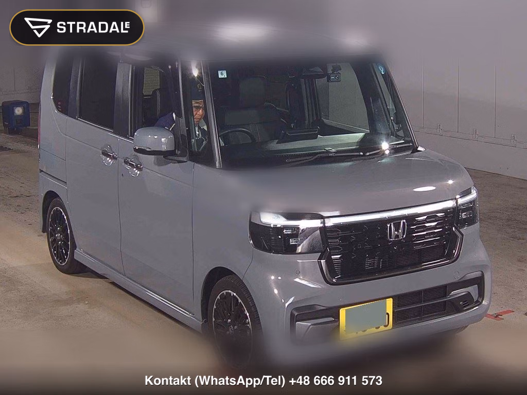 HONDA N-BOX CUSTOM TURBO COORDINATE STYLE MONO TONE 2024, aukcja z Japonii, zdjęcie 1