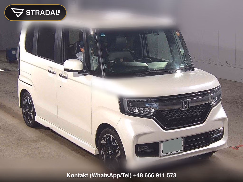 HONDA N-BOX CUSTOM G・L TURBO HONDA SENSING 2017, aukcja z Japonii, zdjęcie 1
