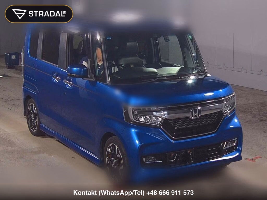 HONDA N-BOX CUSTOM G・EX TURBO HONDA SENSING 2017, aukcja z Japonii, zdjęcie 1