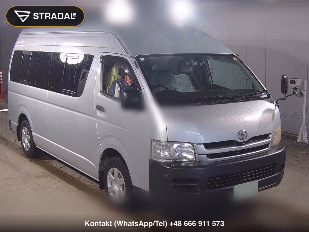 TOYOTA HIACE COMMUTER 4D SUPER LONG GL TURBO 2006, aukcja z Japonii, zdjęcie 1